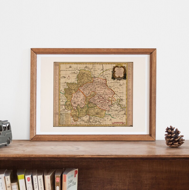 ANTIQUE GERMANY MAP Map Of Mansfelt Historical German Map Etsy antique-germany-map-map-of-mansfelt-historical-german-map-etsy