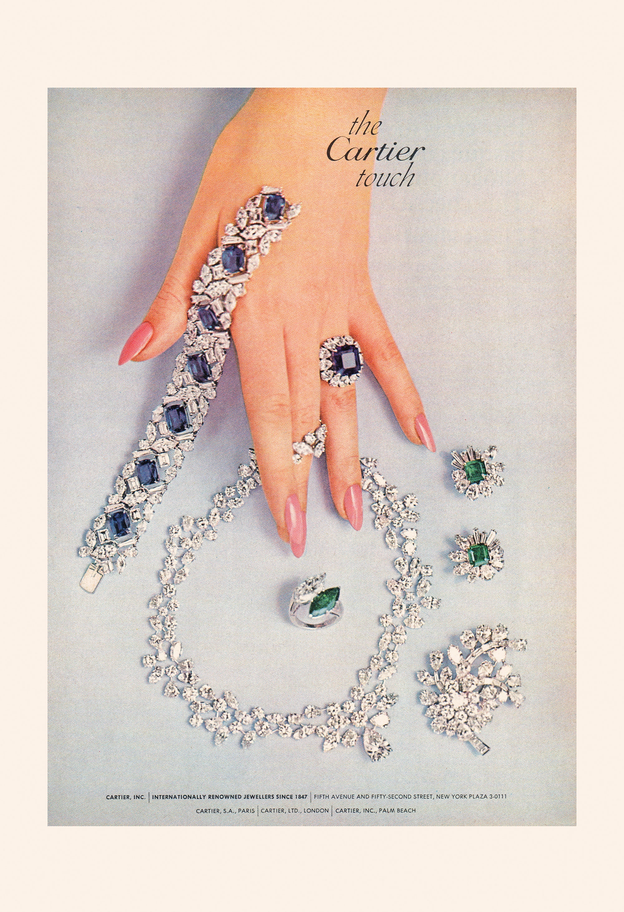 RETRO JEWELRY AD Retro Mid century Ad Vintage Womens Fashion