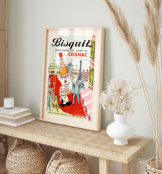 1950 Wood Frame Vintage Poster ポスター 1950 Wood Frame Vintage Poster ポスター