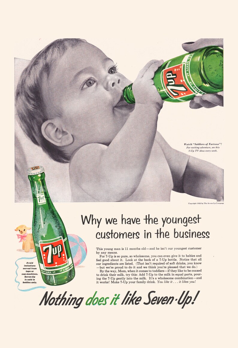 VINTAGE SODA AD Must Read Funny Kitsch Retro Ad Retro Etsy