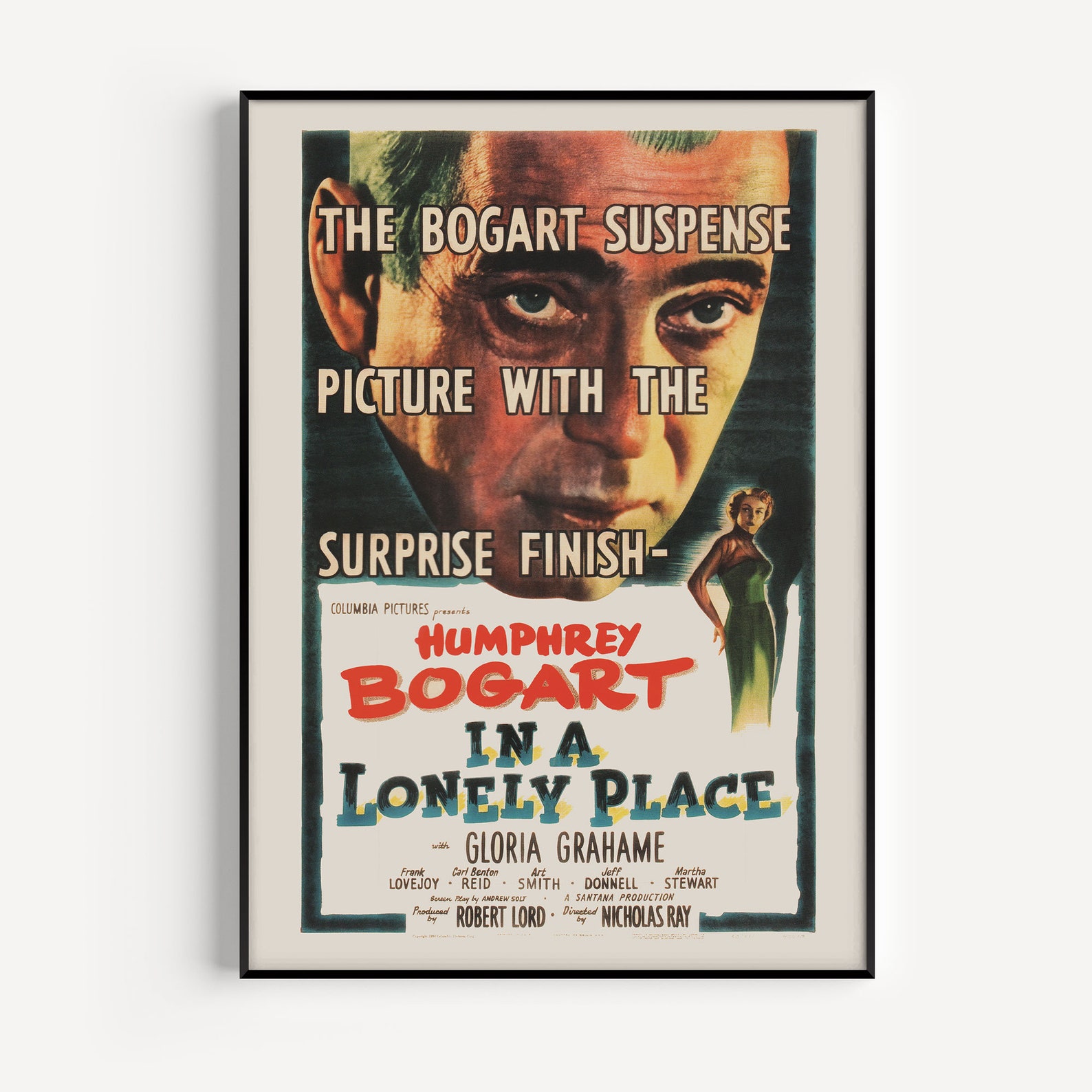 CLASSIC MOVIE POSTER in a Lonely Place Movie Poster - Etsy