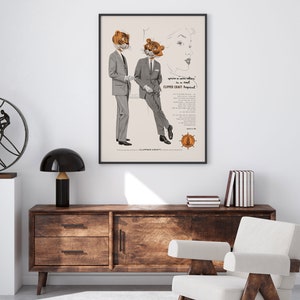 WEIRD TIGERS Vintage Advertisement Mad Men Poster 1950s Retro Print Mid-Century RIBBA Poster 画像 4