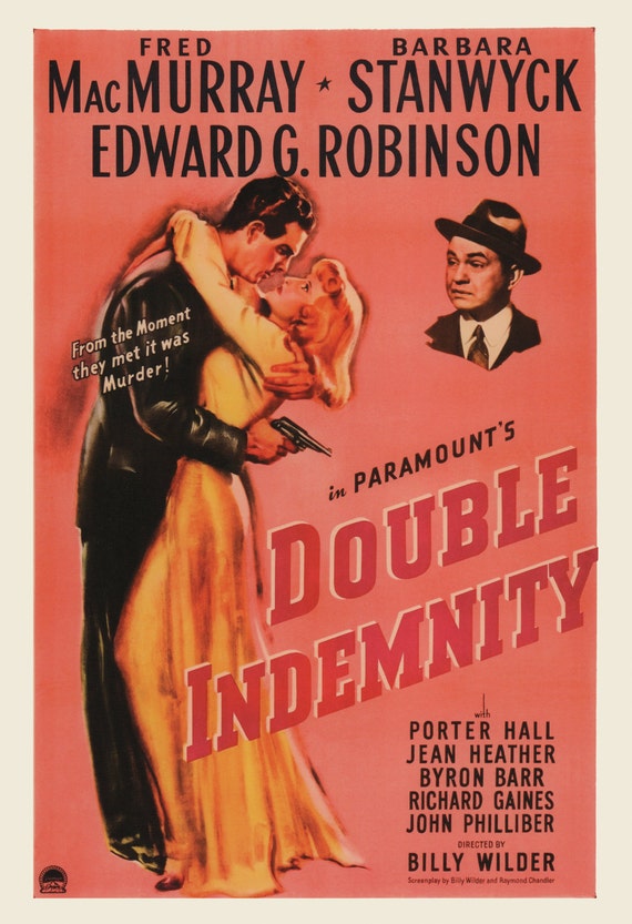 Image result for double indemnity poster
