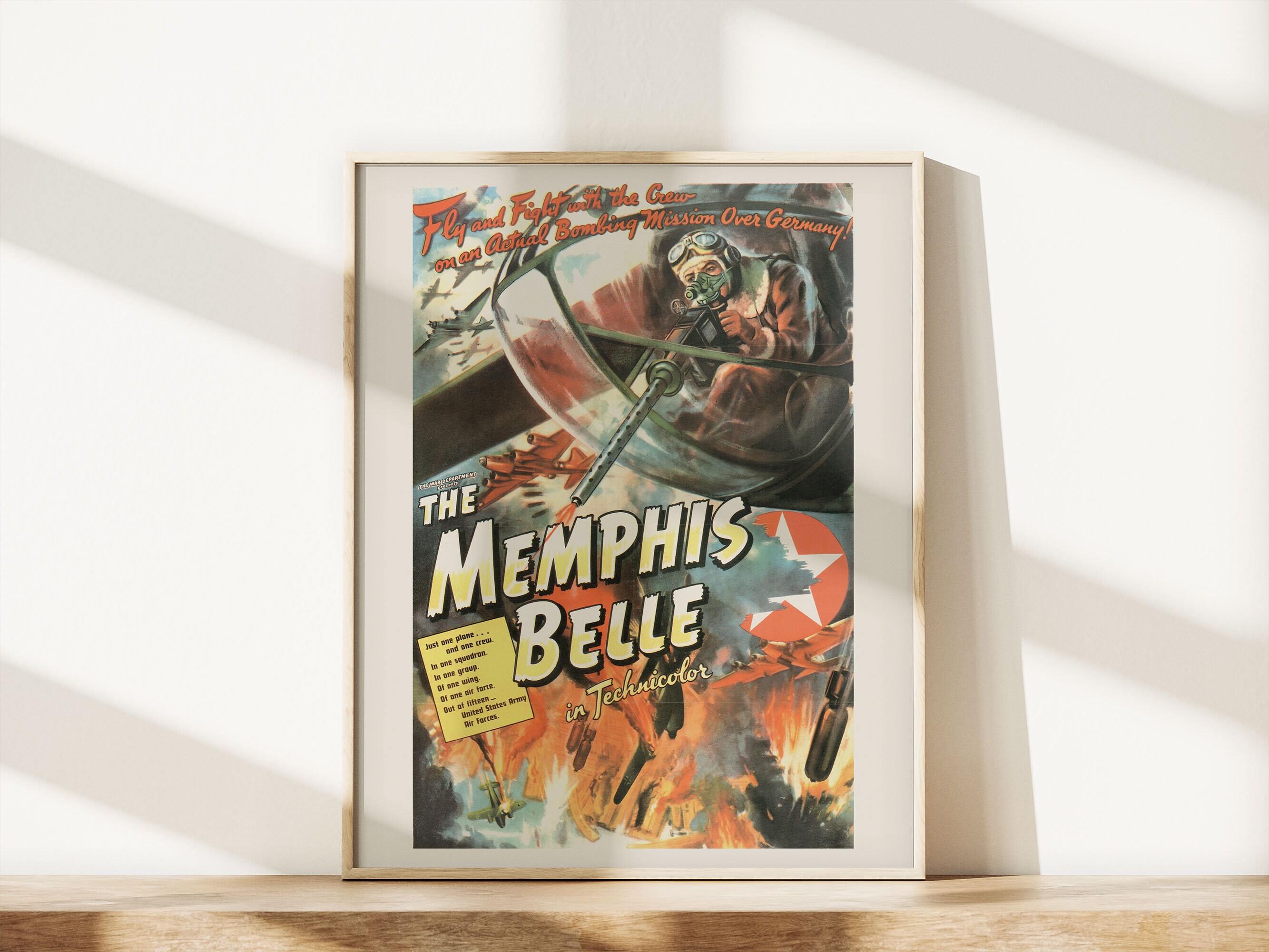 ⭐️ The MEMPHIS BELLEヴィンテージポスター⭐️ The Memphis Belle