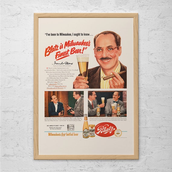 Guinness 7 Men Old Advert Vintage Beer Picture Colorful Funny Retro Pub Poster