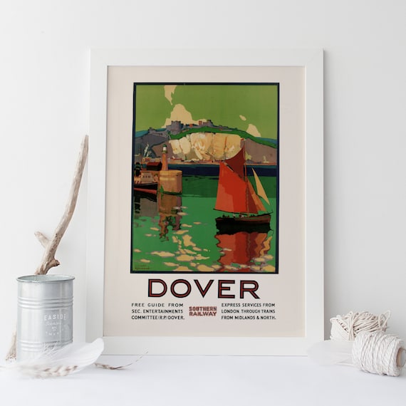 poster art print Britain to Sweden travel greyscale British Swedish