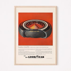 Goodyear Tire Ad - Etsy