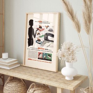 LAUNDRY ROOM POSTER, Retro Eisen Werbung, Hochwertige Reproduktion, Vintage Plakat Werbung, Vintage Wohndekor Druck, Altmodische Eisen Kunst Bild 2