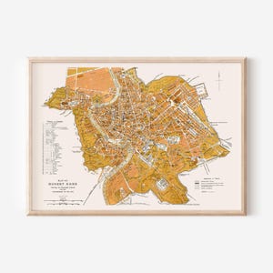 ROME ITALY MAP, Map of Rome, Historical Roma Map, Antique Map Wall Art, Professional Reproduction