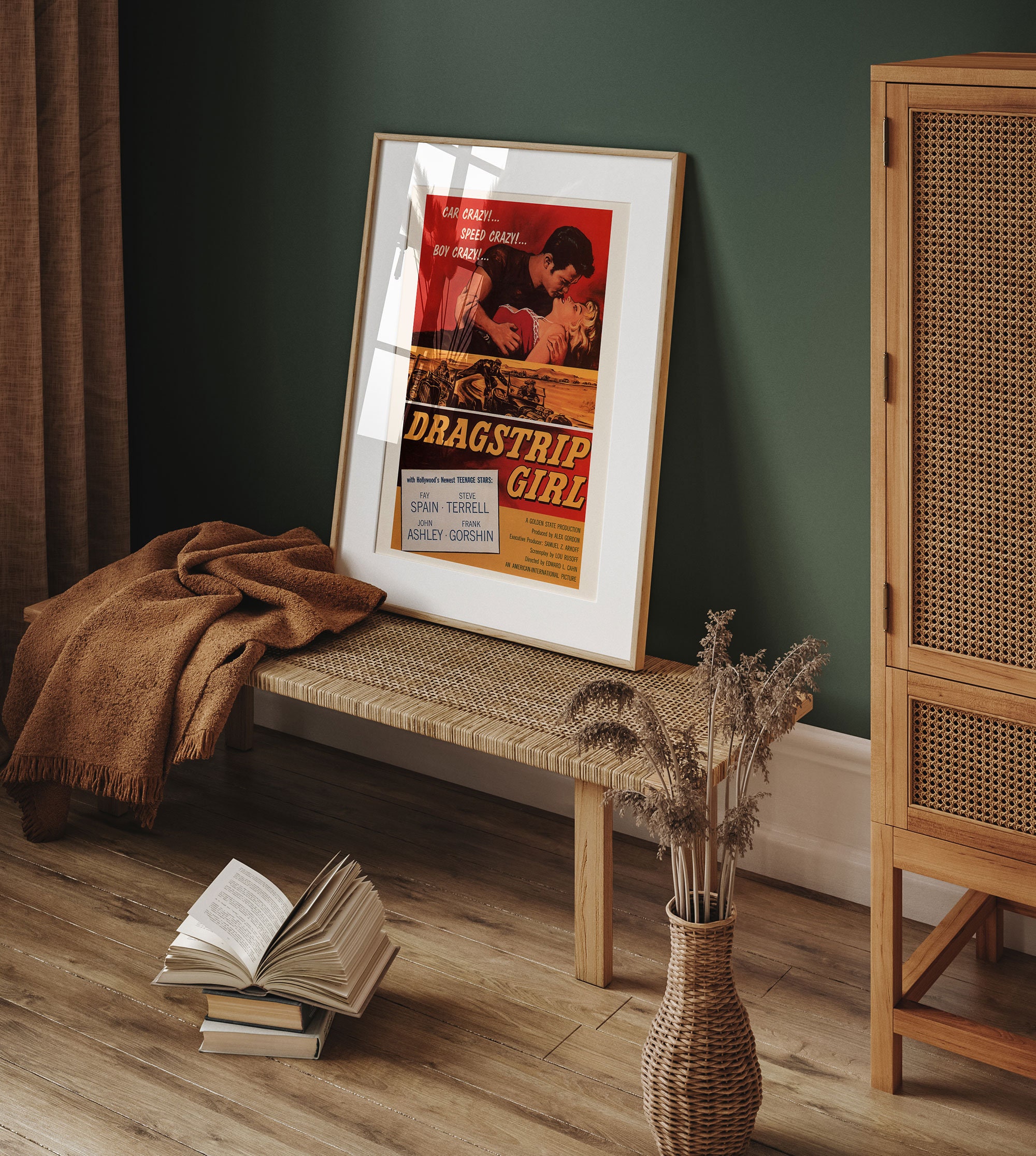 グランド牧場 セレクトセール DRAGSTRIP GIRL Quality High Poster, Movie Retro POSTER, 印刷物