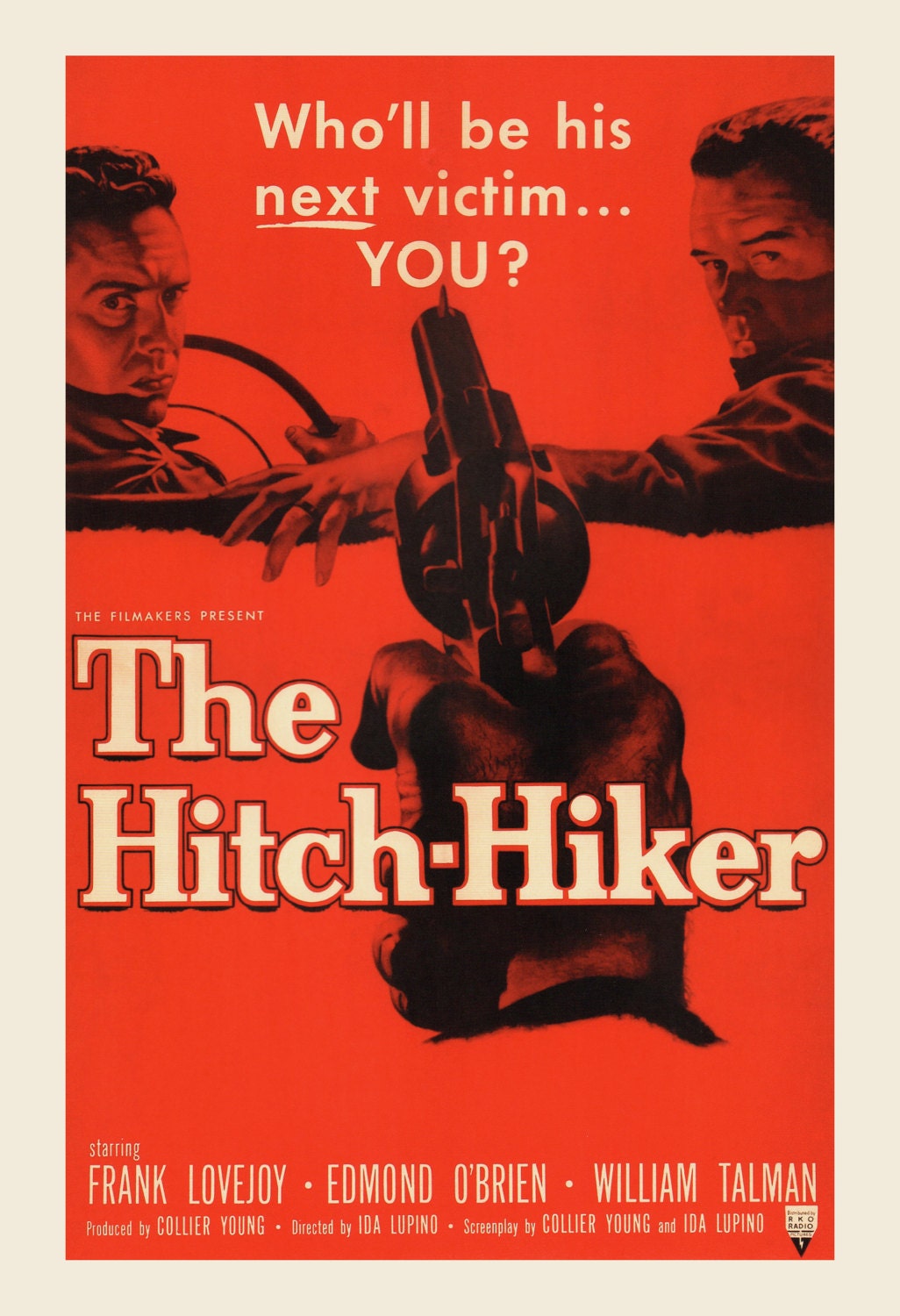 THE HITCHHIKER Movie Poster Classic Movie Poster Retro Etsy