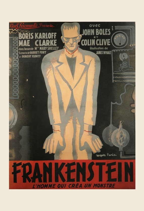 Frankenstein Boris Karloff Photo Print 13x19/"