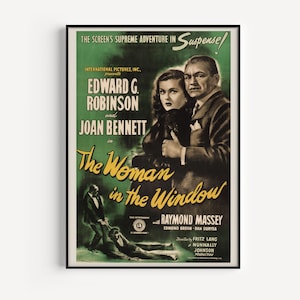 EDWARD G. ROBINSON Movie Poster, Classic Movie Poster, Film Noir Movie Poster, Film Movie Poster Classic Film Poster Retro Movie Poster