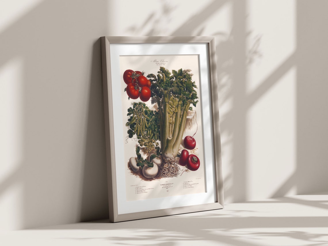 ANTIQUE KITCHEN POSTER Kitchen Wall Art Antique Food Lover - Etsy