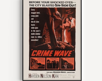 KLASSISCHES FILMPOSTER, Krimiserie Filmplakat, Retro Filmplakat Film Noir Filmplakat Klassisches Filmplakat Retro Filmplakat