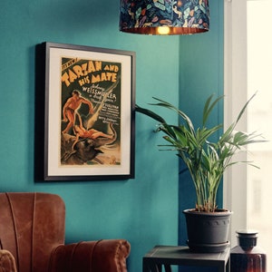 Tarzan Movie Poster Retro Movie Poster High Quality Reproduction