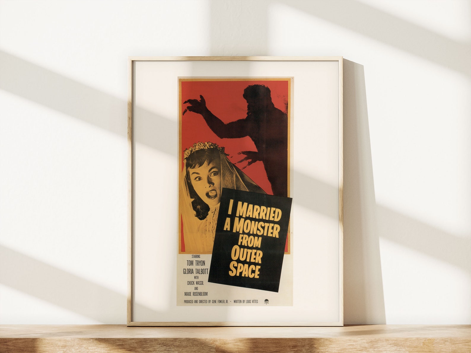 B-MOVIE POSTER I Married a Monster From Outer Space Vintage - Etsy