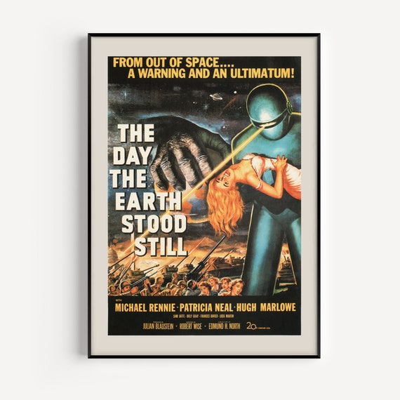 CLASSIC ALIEN RETRO Movie Poster, B-movie Poster, Retro Cult