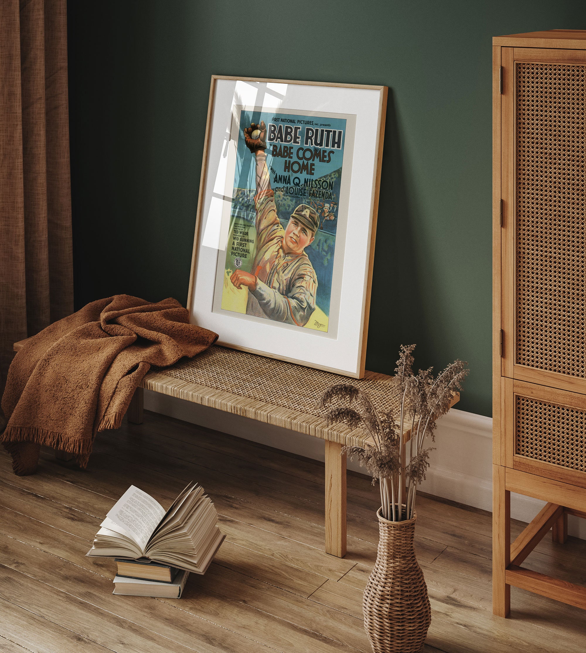 VINTAGE MOVIE POSTER Babe Ruth Poster Vintage Baseball - Etsy Canada