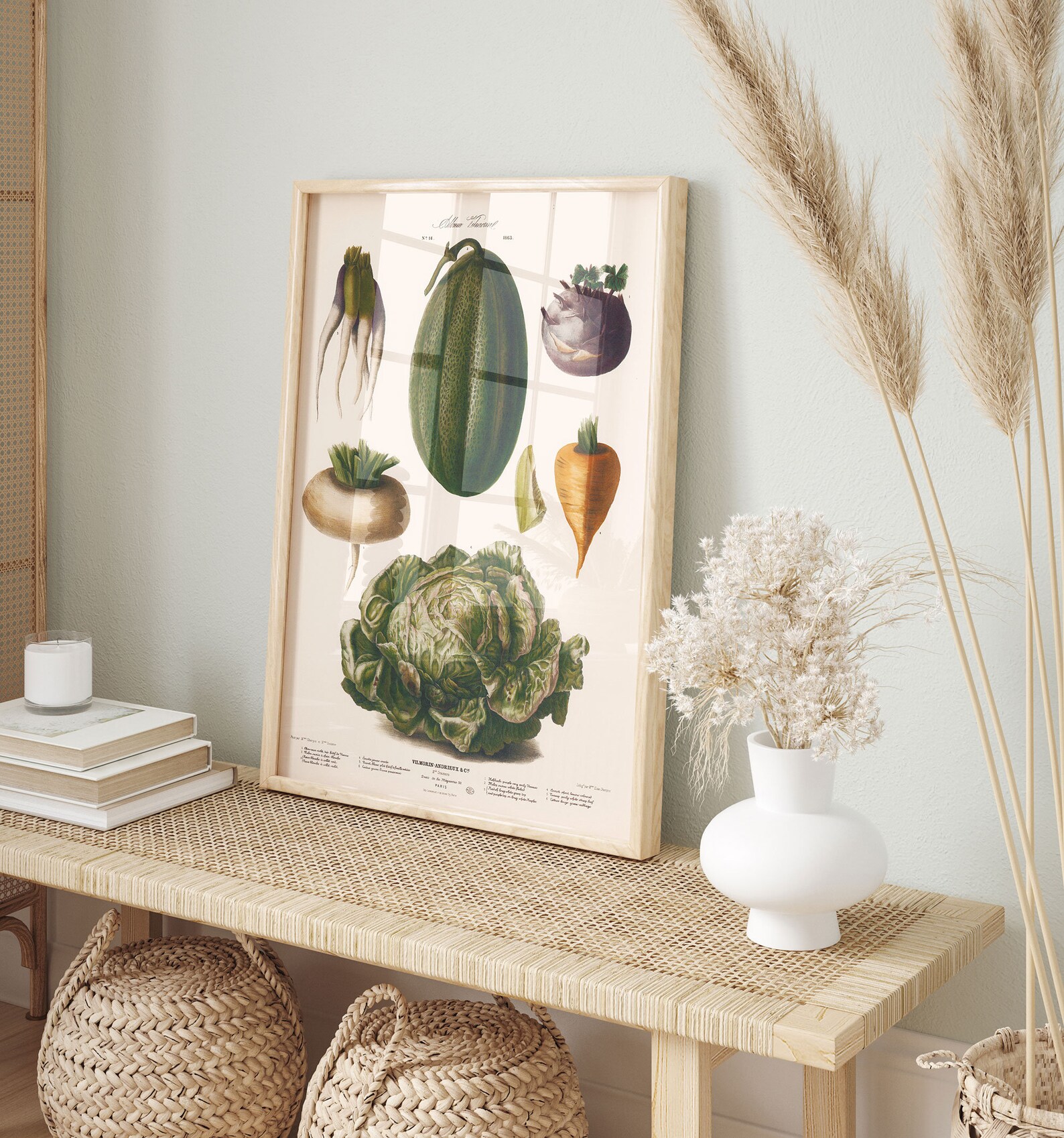 ANTIQUE ART PRINT Food Lover Wall Art Classic Kitchen Etsy