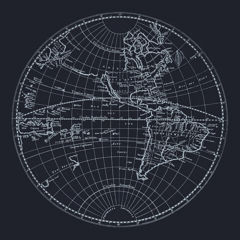 Print map c. Карта blueprint.