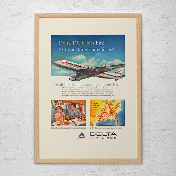 Pan American Air Lines 8.5/" X 11/" Travel Poster - YUCATAN -