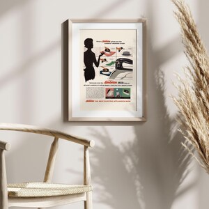 LAUNDRY ROOM POSTER, Retro Eisen Werbung, Hochwertige Reproduktion, Vintage Plakat Werbung, Vintage Wohndekor Druck, Altmodische Eisen Kunst Bild 3