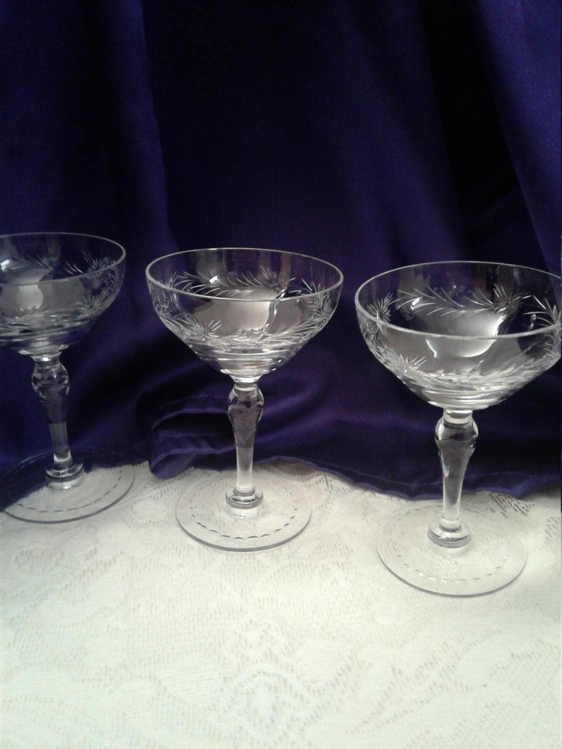 Hawkes Marcella Cut Crystal Aperitif Pattern 2201 Daisies Etsy