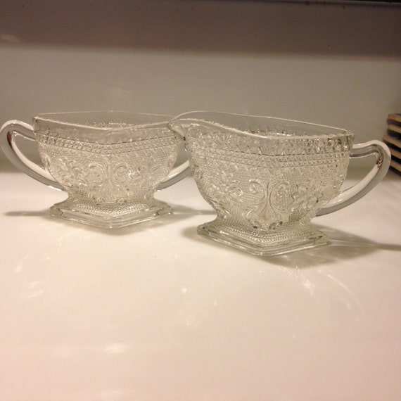 Home & Living Sugar Bowls & Creamers Vintage Indiana Glass Creamer and