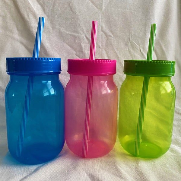Plastic Mason Jars Etsy