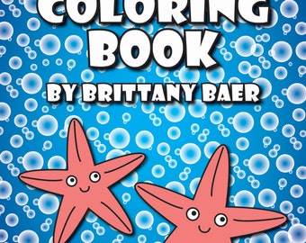 Sea Friends Coloring Book (Instant Download)