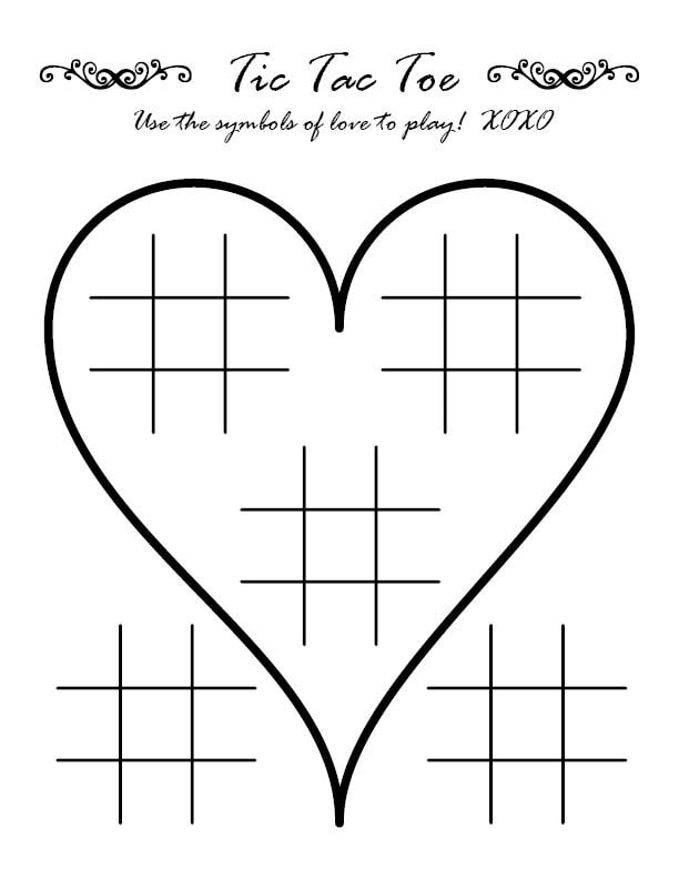 Download Tic Tac Toe Wedding Activity Page | Etsy