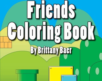 Mario & Friends Coloring Book (Instant Download)