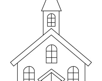 Church Coloring Page