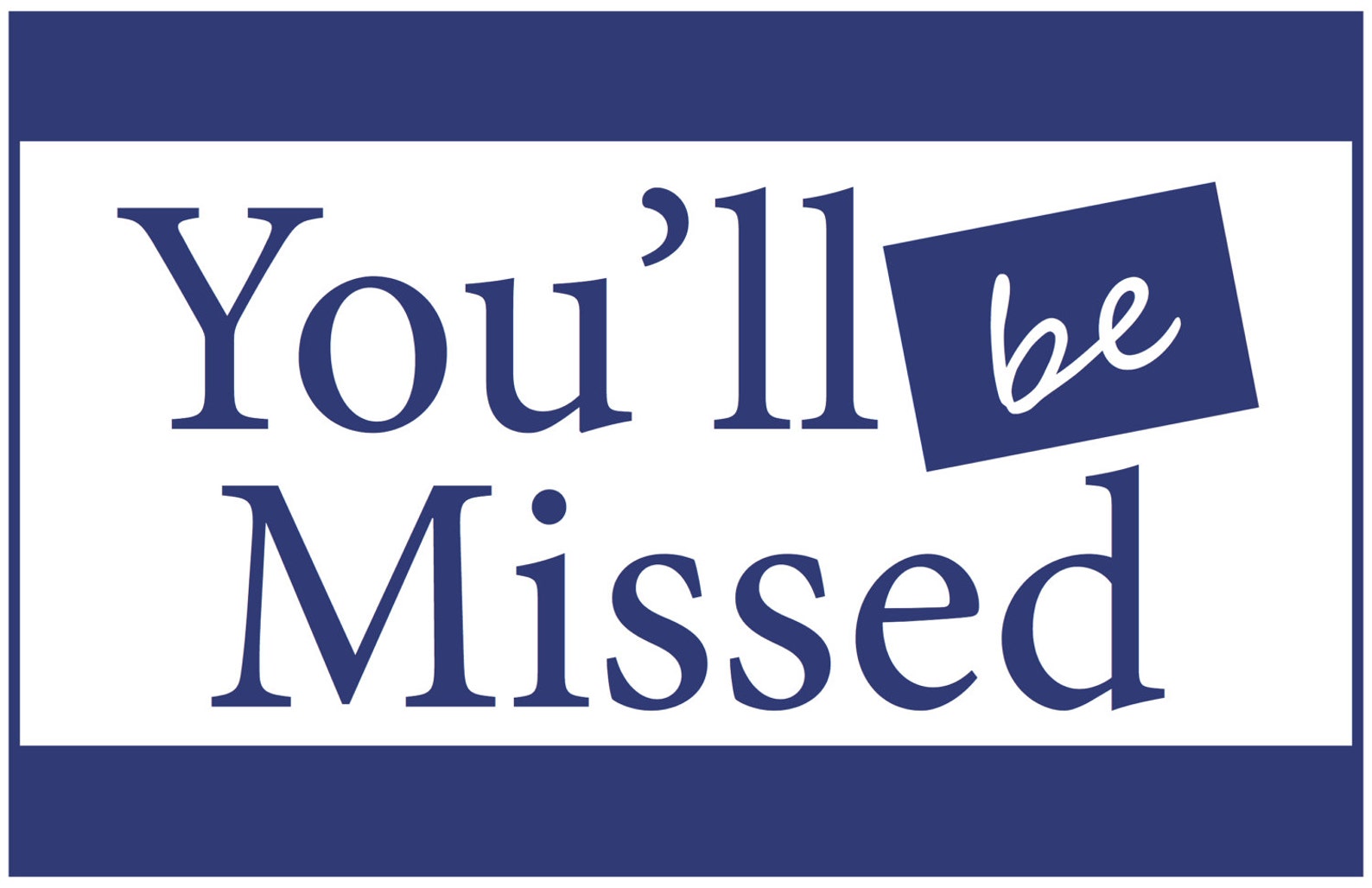Not To Be Missed Chapter 6 You'll be Missed Poster and Banner typically used for - Etsy España
