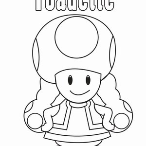 Mario & Friends Coloring Book Instant Download image 4