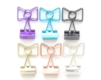 bow binder clips