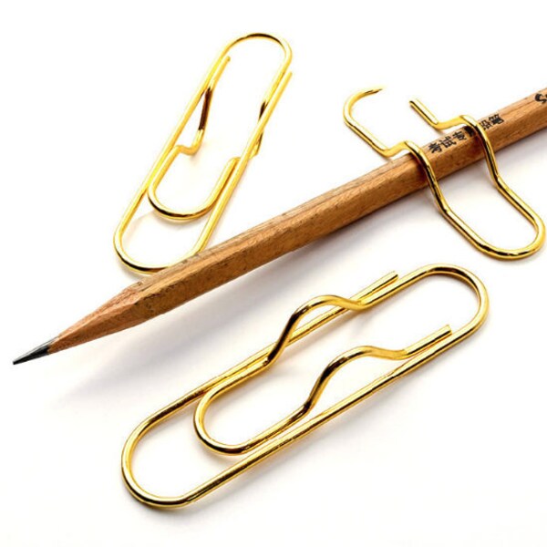 Paper Clip Pen Holder - Etsy