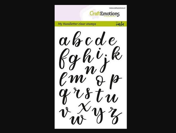 Kwan Crafts Lower Case English Alphabet Letters Clear Stamps for Card Making ... 