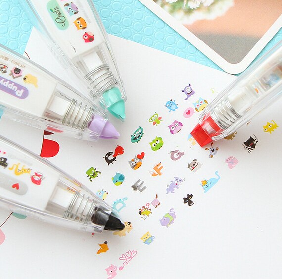 cute tape pen