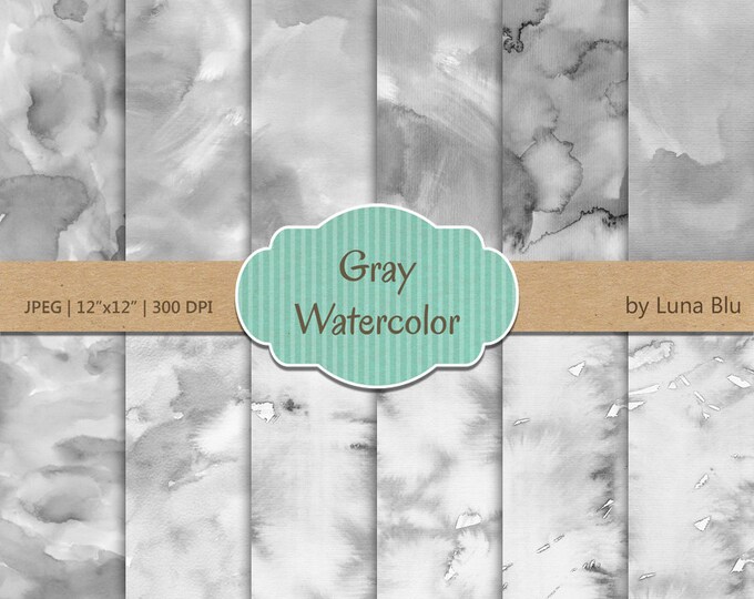 Commercial use Digital Papers Textures & Clip Art by Lunabludesign