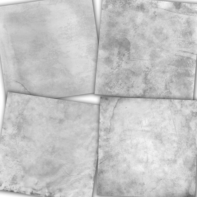 Grunge Digital Paper Pack gray Grunge Textures Etsy