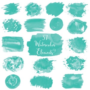 Imágenes prediseñadas de salpicaduras de acuarela, pinceladas de acuarela de menta, salpicaduras de acuarela de menta, imágenes prediseñadas de salpicaduras, manchas de acuarela, logotipo de acuarela