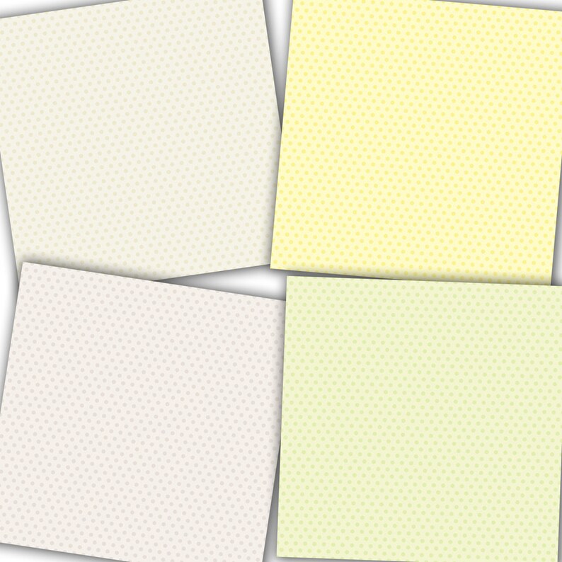 Polka Dots Digital Paper pack Pastel Polka Dots Etsy