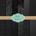 Black Textures Digital Paper: Glitter, Linen, Canvas (Instant Download) product logo