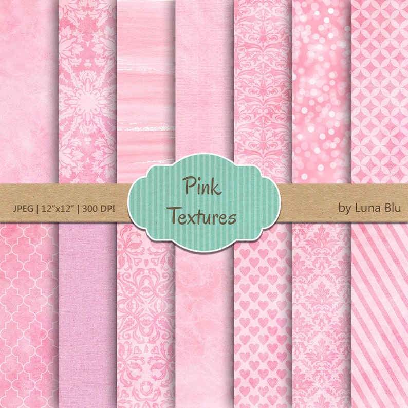 Textured Digital Paper: quot;Pink Texturesquot; pink digital p Textured Digital Paper: quot;Pink Texturesquot; pink digital p