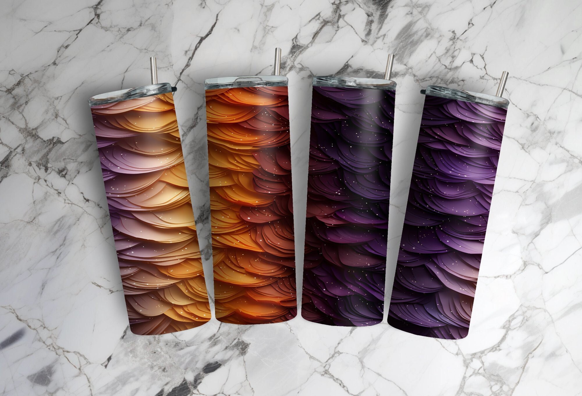Ombre Fall Tumbler Wrap PNG 20 Oz Skinny Tumbler Sublimation - Etsy