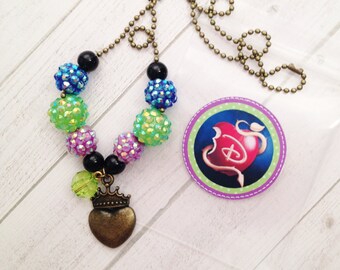 10 APPLE PARTY FAVORS BRACELETS INSPIRED BY DESCENDANTS NECKLACES