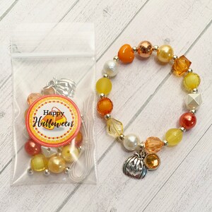 Halloween Pumpkin DIY Charm Bracelet Birthday Slumber Party Activity ...