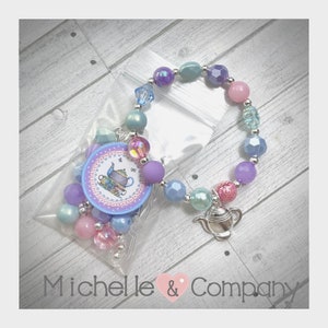 Tea Party teapot DIY Charm Bracelet Birthday or Slumber Party Activity Bracelet Garden Tea Party bracelet kit Party Activity Garden Fairy